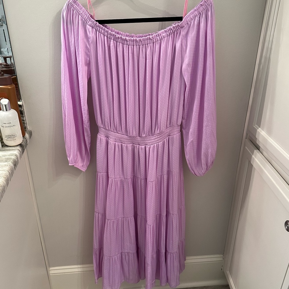 Lilly Pulitzer Long Sleeve Off the Shoulder Dress